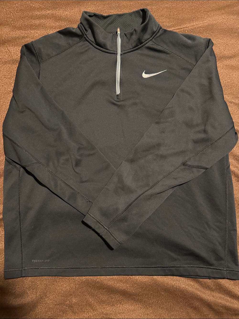Nike Black Half-Zip Performance Pullover
